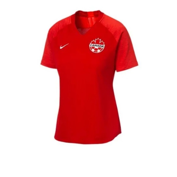 Nike Women's Canada 2019-20 Vaporknit Authentic Red Soccer Jersey XS - Picture 1 of 5